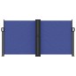 vidaXL Toldo lateral retráctil azul 117x1200 cm