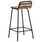 vidaXL Taburetes de cocina 4 unidades madera maciza de mango vidaXL Taburetes de cocina 4 unidades madera maciza de mango