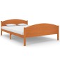 vidaXL Estructura de cama madera maciza pino marrón miel 140x200 cm vidaXL Estructura de cama madera maciza pino marrón miel 140x200 cm
