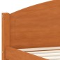 vidaXL Estructura de cama madera maciza pino marrón miel 140x200 cm vidaXL Estructura de cama madera maciza pino marrón miel 140x200 cm