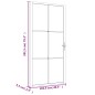 vidaXL Puerta interior vidrio EGS y aluminio blanco 102,5x201,5 cm vidaXL Puerta interior vidrio EGS y aluminio blanco 102,5x201,5 cm