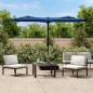 vidaXL Sombrilla doble azul azure 316x240 cm vidaXL Sombrilla doble azul azure 316x240 cm