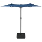 vidaXL Sombrilla doble azul azure 316x240 cm vidaXL Sombrilla doble azul azure 316x240 cm