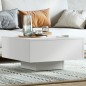 vidaXL Mesa de centro madera contrachapada blanco 60x60x31,5 cm vidaXL Mesa de centro madera contrachapada blanco 60x60x31,5 cm