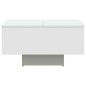 vidaXL Mesa de centro madera contrachapada blanco 60x60x31,5 cm vidaXL Mesa de centro madera contrachapada blanco 60x60x31,5 cm