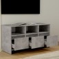vidaXL Mueble de TV madera contrachapada gris hormigón 102x37,5x52,5cm