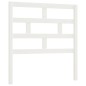 vidaXL Cabecero de cama madera maciza de pino blanco 81x4x100 cm