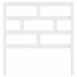 vidaXL Cabecero de cama madera maciza de pino blanco 81x4x100 cm
