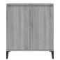 vidaXL Aparador de madera contrachapada gris Sonoma 60x35x70 cm vidaXL Aparador de madera contrachapada gris Sonoma 60x35x70 cm