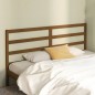 vidaXL Cabecero de cama madera maciza de pino marrón miel 206x4x100 cm