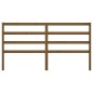 vidaXL Cabecero de cama madera maciza de pino marrón miel 206x4x100 cm