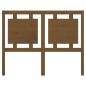 vidaXL Cabecero de cama madera maciza pino marrón miel 125,5x4x100 cm vidaXL Cabecero de cama madera maciza pino marrón miel 125,5x4x100 cm
