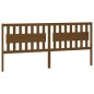 vidaXL Cabecero de cama madera maciza de pino marrón miel 205x4x100 cm vidaXL Cabecero de cama madera maciza de pino marrón miel 205x4x100 cm