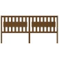 vidaXL Cabecero de cama madera maciza de pino marrón miel 205x4x100 cm vidaXL Cabecero de cama madera maciza de pino marrón miel 205x4x100 cm