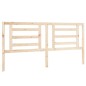 vidaXL Cabecero de cama madera maciza de pino 186x4x100 cm