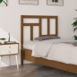 vidaXL Cabecero de cama madera maciza pino marrón miel 95,5x4x100 cm vidaXL Cabecero de cama madera maciza pino marrón miel 95,5x4x100 cm