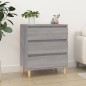 vidaXL Aparador de madera contrachapada gris Sonoma 60x35x70 cm vidaXL Aparador de madera contrachapada gris Sonoma 60x35x70 cm