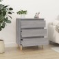vidaXL Aparador de madera contrachapada gris Sonoma 60x35x70 cm vidaXL Aparador de madera contrachapada gris Sonoma 60x35x70 cm