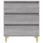 vidaXL Aparador de madera contrachapada gris Sonoma 60x35x70 cm vidaXL Aparador de madera contrachapada gris Sonoma 60x35x70 cm
