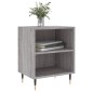 vidaXL Mesita de noche madera de ingeniería gris Sonoma 40x30x50 cm vidaXL Mesita de noche madera de ingeniería gris Sonoma 40x30x50 cm