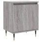 vidaXL Mesita de noche madera de ingeniería gris Sonoma 40x30x50 cm vidaXL Mesita de noche madera de ingeniería gris Sonoma 40x30x50 cm