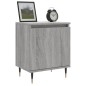 vidaXL Mesita de noche madera de ingeniería gris Sonoma 40x30x50 cm vidaXL Mesita de noche madera de ingeniería gris Sonoma 40x30x50 cm