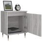 vidaXL Mesita de noche madera de ingeniería gris Sonoma 40x30x50 cm vidaXL Mesita de noche madera de ingeniería gris Sonoma 40x30x50 cm