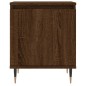 vidaXL Mesita de noche madera de ingeniería roble marrón 40x30x50 cm