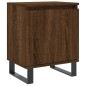 vidaXL Mesita de noche madera de ingeniería roble marrón 40x30x50 cm