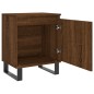 vidaXL Mesita de noche madera de ingeniería roble marrón 40x30x50 cm