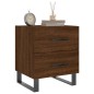 vidaXL Mesita de noche madera de ingeniería roble marrón 40x35x47,5 cm vidaXL Mesita de noche madera de ingeniería roble marrón 40x35x47,5 cm