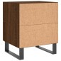 vidaXL Mesita de noche madera de ingeniería roble marrón 40x35x47,5 cm vidaXL Mesita de noche madera de ingeniería roble marrón 40x35x47,5 cm