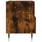 vidaXL Mesita de noche madera ingeniería roble ahumado 40x35x47,5 cm vidaXL Mesita de noche madera ingeniería roble ahumado 40x35x47,5 cm