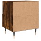 vidaXL Mesita de noche madera ingeniería roble ahumado 40x35x47,5 cm vidaXL Mesita de noche madera ingeniería roble ahumado 40x35x47,5 cm