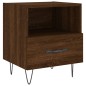 vidaXL Mesita de noche madera de ingeniería roble marrón 40x35x47,5 cm vidaXL Mesita de noche madera de ingeniería roble marrón 40x35x47,5 cm