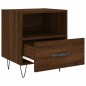 vidaXL Mesita de noche madera de ingeniería roble marrón 40x35x47,5 cm vidaXL Mesita de noche madera de ingeniería roble marrón 40x35x47,5 cm