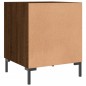 vidaXL Mesita de noche madera de ingeniería marrón roble 40x40x50 cm vidaXL Mesita de noche madera de ingeniería marrón roble 40x40x50 cm