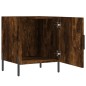 vidaXL Mesita de noche madera de ingeniería roble ahumado 40x40x50 cm vidaXL Mesita de noche madera de ingeniería roble ahumado 40x40x50 cm