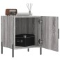 vidaXL Mesita de noche madera de ingeniería gris Sonoma 40x40x50 cm vidaXL Mesita de noche madera de ingeniería gris Sonoma 40x40x50 cm