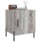 vidaXL Mesita de noche madera de ingeniería gris Sonoma 40x40x50 cm vidaXL Mesita de noche madera de ingeniería gris Sonoma 40x40x50 cm