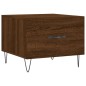 vidaXL Mesa de centro madera contrachapada roble marrón 50x50x40 cm vidaXL Mesa de centro madera contrachapada roble marrón 50x50x40 cm