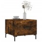 vidaXL Mesa de centro madera contrachapada roble ahumado 50x50x40 cm vidaXL Mesa de centro madera contrachapada roble ahumado 50x50x40 cm