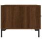 vidaXL Mesa de centro madera contrachapada roble marrón 50x50x40 cm vidaXL Mesa de centro madera contrachapada roble marrón 50x50x40 cm