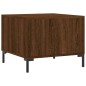 vidaXL Mesa de centro madera contrachapada roble marrón 50x50x40 cm vidaXL Mesa de centro madera contrachapada roble marrón 50x50x40 cm