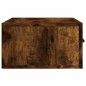 vidaXL Mesita de noche de pared color roble ahumado 35x35x20 cm vidaXL Mesita de noche de pared color roble ahumado 35x35x20 cm