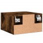 vidaXL Mesita de noche de pared color roble ahumado 35x35x20 cm vidaXL Mesita de noche de pared color roble ahumado 35x35x20 cm