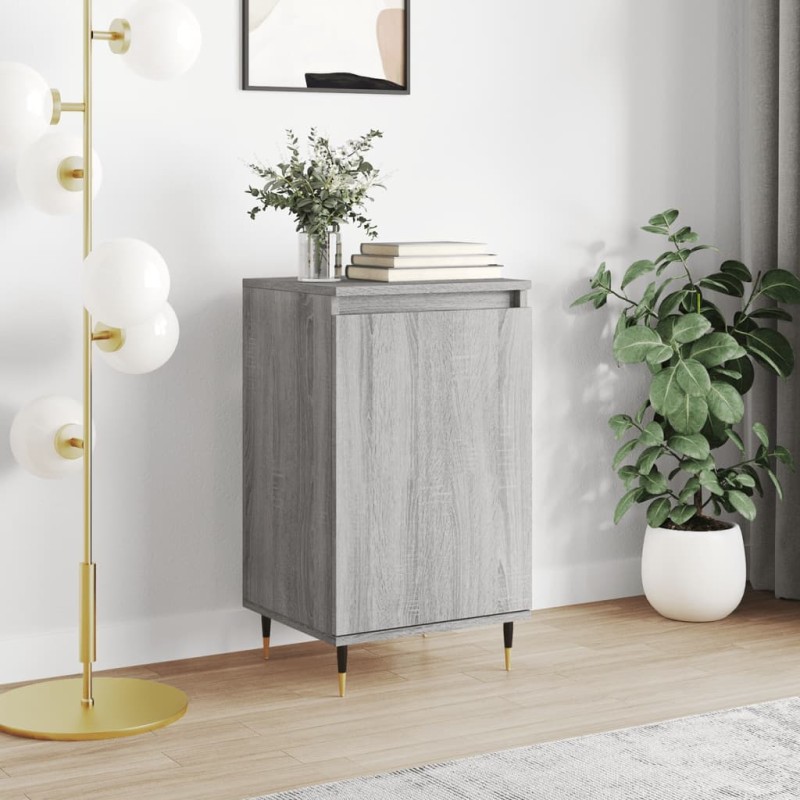 vidaXL Aparador madera de ingeniería gris Sonoma 40x35x70 cm