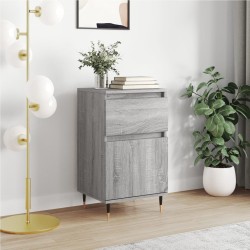 vidaXL Aparador madera de ingeniería gris Sonoma 40x35x70 cm