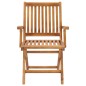 vidaXL Sillas de jardín 2 unidades con cojines crema madera de teca vidaXL Sillas de jardín 2 unidades con cojines crema madera de teca