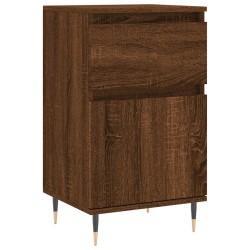 vidaXL Aparador madera de ingeniería marrón roble 40x35x70 cm